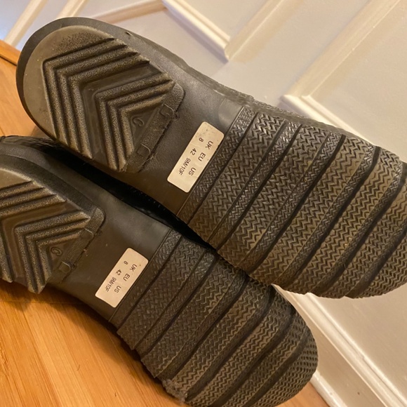 HUNTER CARNABY BOA SNAKE EMBOSSED RAIN BOOTS - PEWTER - Picture 4 of 5